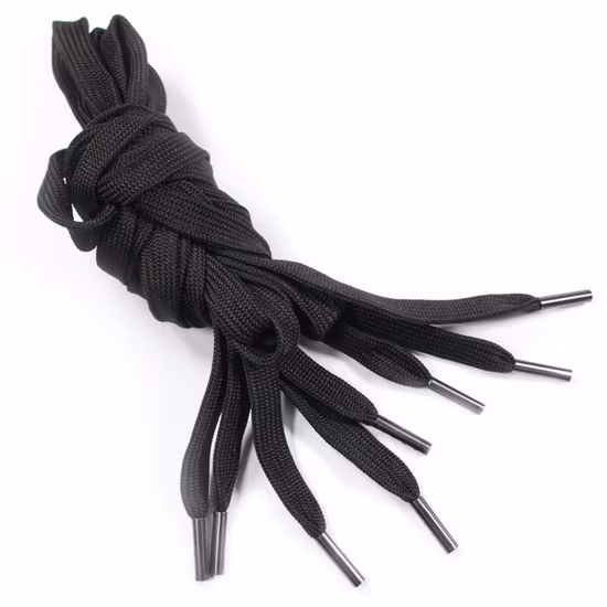 Garment Accessorizes Manufacturer 140cm Length High Quality Polyester Flat Drawcord Twill Shoe Laces
